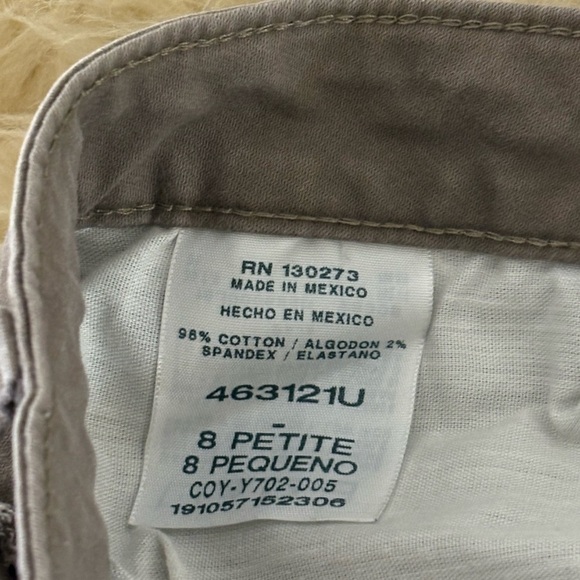 Lee Women's Khaki Relaxed Fit Straight Leg Pants - Picture 6 of 7